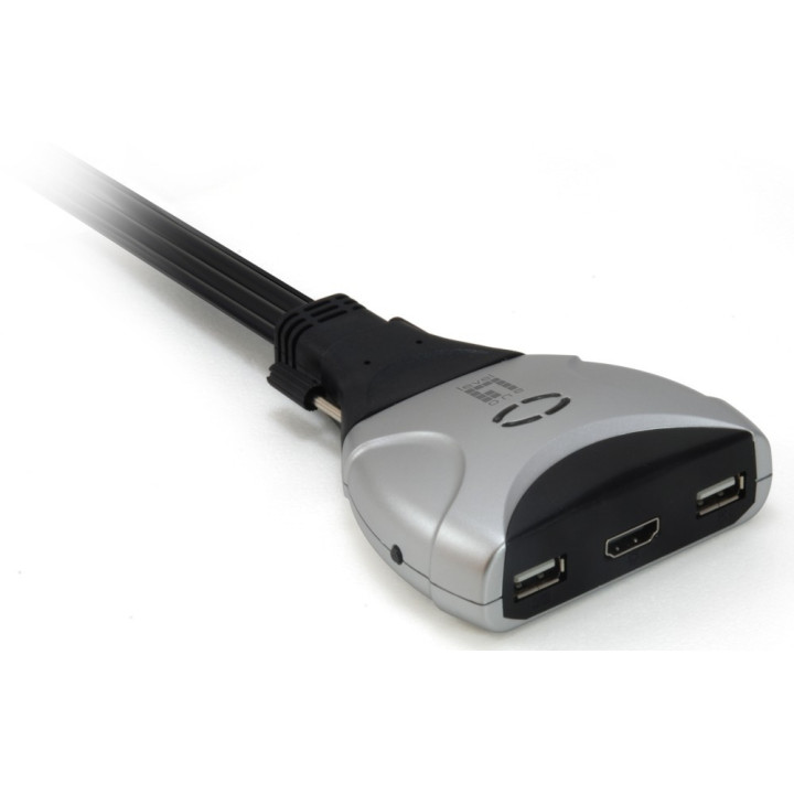 Level One Cabo Comutador de 2 Portas USB HDMI KVM 
