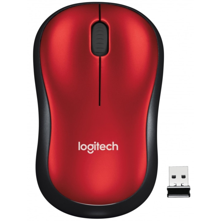 Logitech M185 Wireless Red 