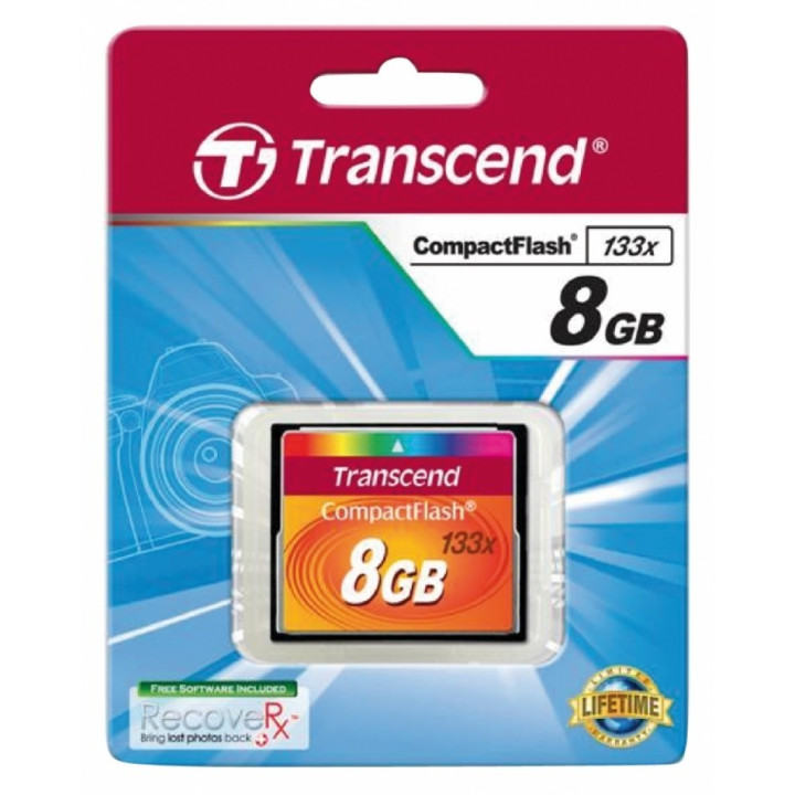 Transcend CompactFlash Card 8 GB 