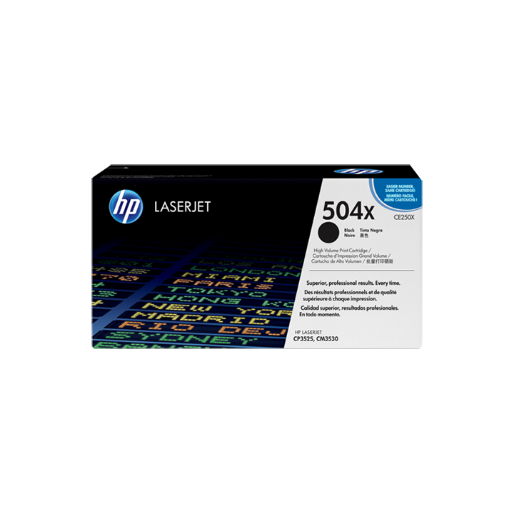 Toner Original HP Toner LaserJet 504X Preto