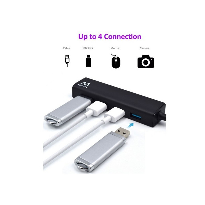 Ewent HUB 4 X USB 3.1 Preto