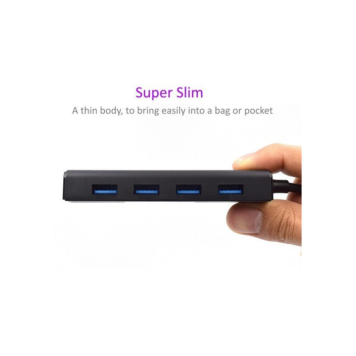 Ewent HUB 4 X USB 3.1 Preto
