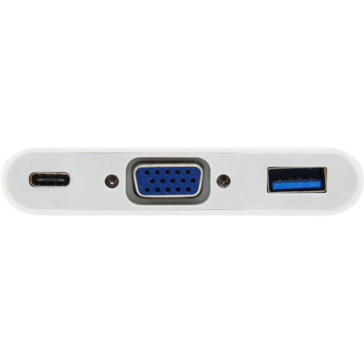 Equip Adaptador USB Type C to VGA Female/USB A Female/PD 