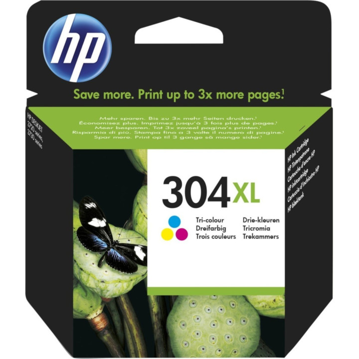 HP Tinteiro original 304XL Tricolor 