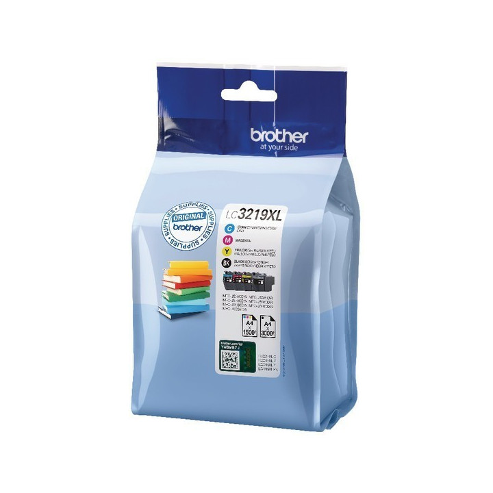 Pack 4 tinteiros originais Brother alta capacidade LC3219XLVALDR