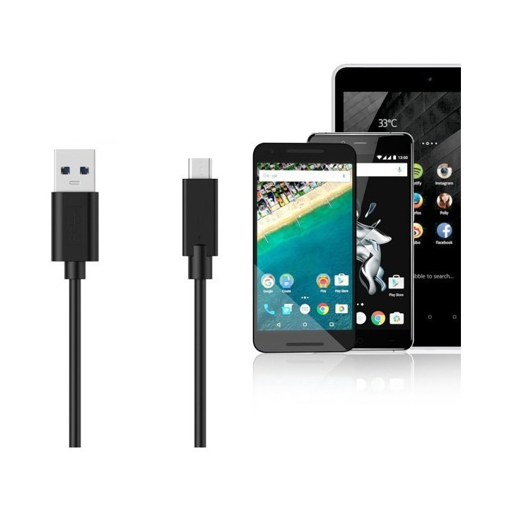 Ewent Cabo USB Tipo C USB para smartphone e tablet