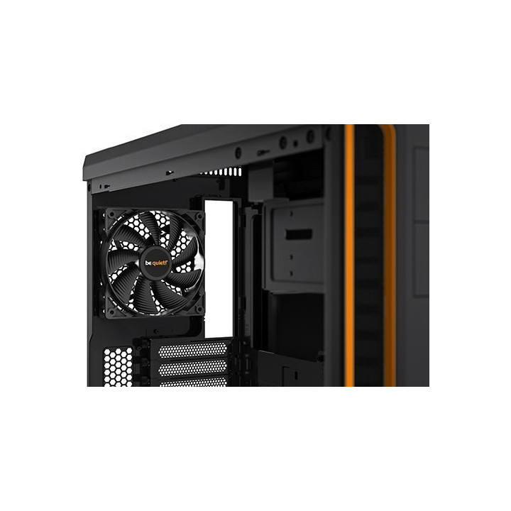 Be quiet! Caixa ATXPure Base 600 Laranja Vidro Temperado 