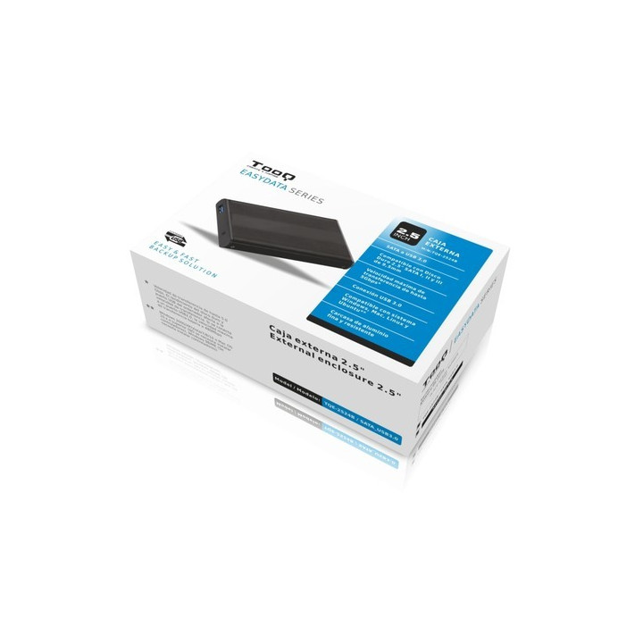 Tooq Caixa Externa HD 2.5" Preto USB 3.0