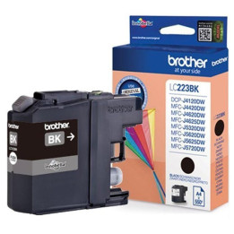 Tinteiro Original Brother LC223BKBP Preto