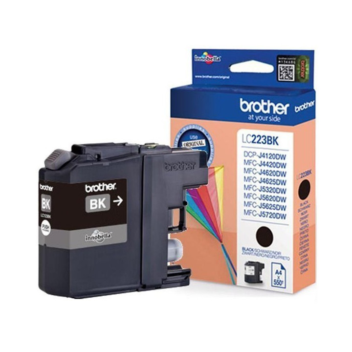 Tinteiro Original Brother LC223BKBP Preto