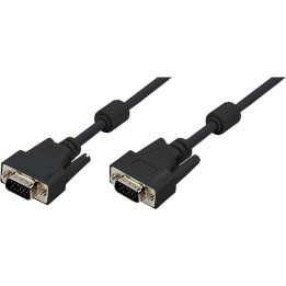 LogiLink® Cabo VGA 2x macho preto 20 metros 