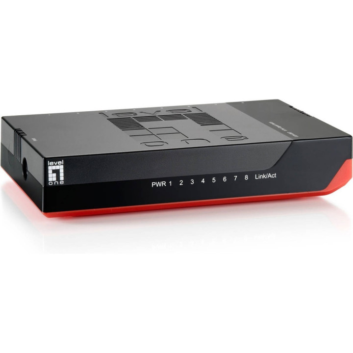 Level one Switch 8 Portas 10/100/1000Mbps 