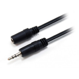 Equip Cabo de áudio de 3,5 mm macho para fêmea, 2,5 m 