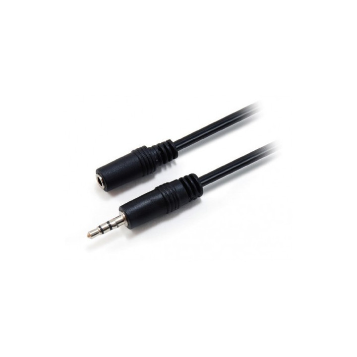 Equip Cabo de áudio de 3,5 mm macho para fêmea, 2,5 m 