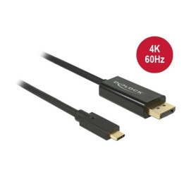 Delock Cable USB Type-C™ male - DisplayPort male (DP Alt Mode) 4K 60