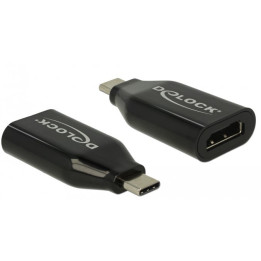 DeLOCK Adaptador USB Type C Macho p/ HDMI Fêmea 4K Preto - 62978