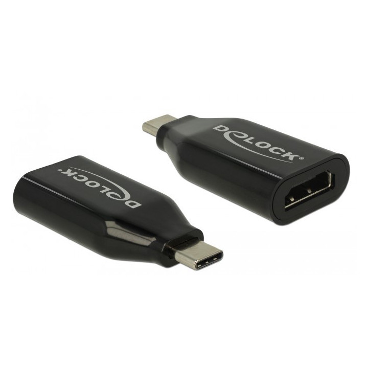 DeLOCK Adaptador USB Type C Macho p/ HDMI Fêmea 4K Preto - 62978