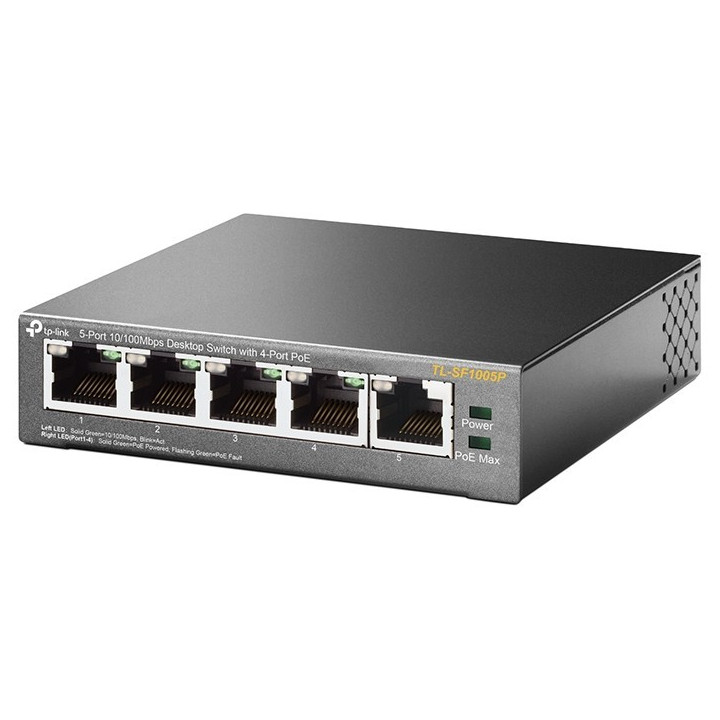 Switch TP-Link 5-Port 10/100Mbps Desktop 4-Port PoE