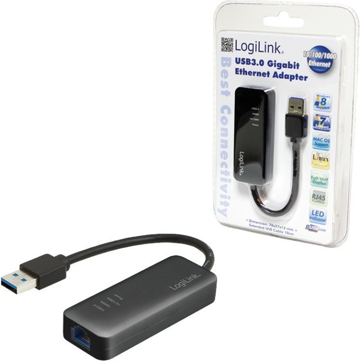 LogiLink® USB 3.0 to Gigabit Adapter 