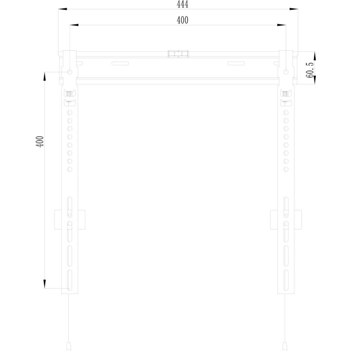 Equip Suporte 32"-55" Flat Screen Slim Fixed Wall Mount Bracket 