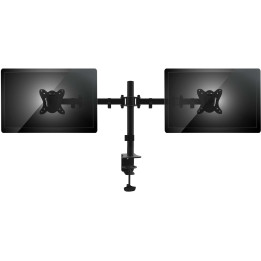 Equip 13"-27" Suporte de secretária de ecrã duplo articulado