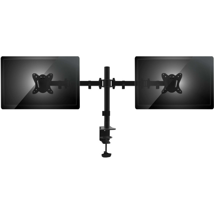 Equip 13"-27" Suporte de secretária de ecrã duplo articulado