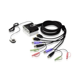 KVM-Switch ATEN CS692 2 portas, HDMI