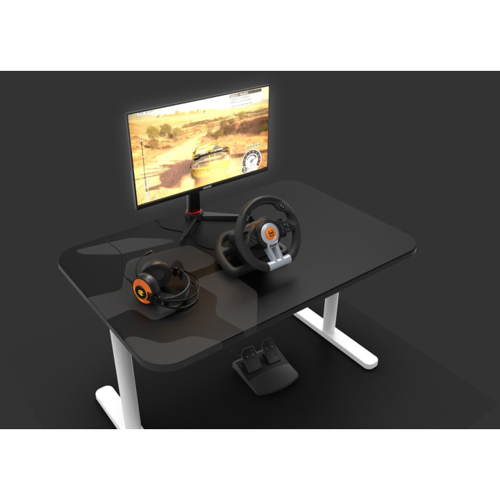 Krom K-Wheel Volante e conjunto de pedais para jogos de corridas