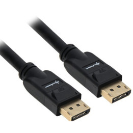 Sharkoon Cabo Displayport 1.3, Macho-Macho, 4K, Preto, 2 Metros