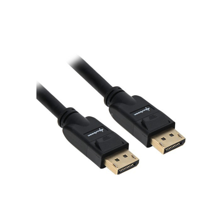 Sharkoon Cabo Displayport 1.3, Macho-Macho, 4K, Preto, 2 Metros