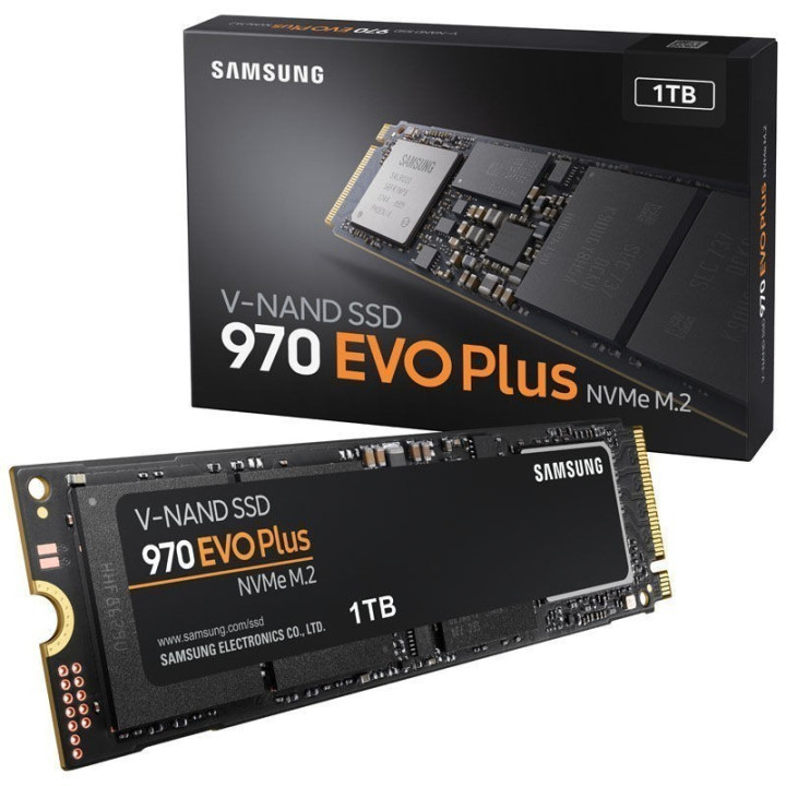 Samsung 970 Evo Plus SSD 1TB M.2 NVMe PCIe 3.0 x 4 - MZ-V7S1T0BW