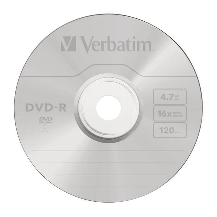 Verbatim DVD-R 4,7GB 5Uni16x 