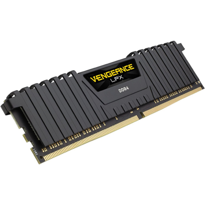 Corsair VENGEANCE® LPX 16GB (1 x 16GB) DDR4 DRAM 2400MHz C16 Memory Kit Black