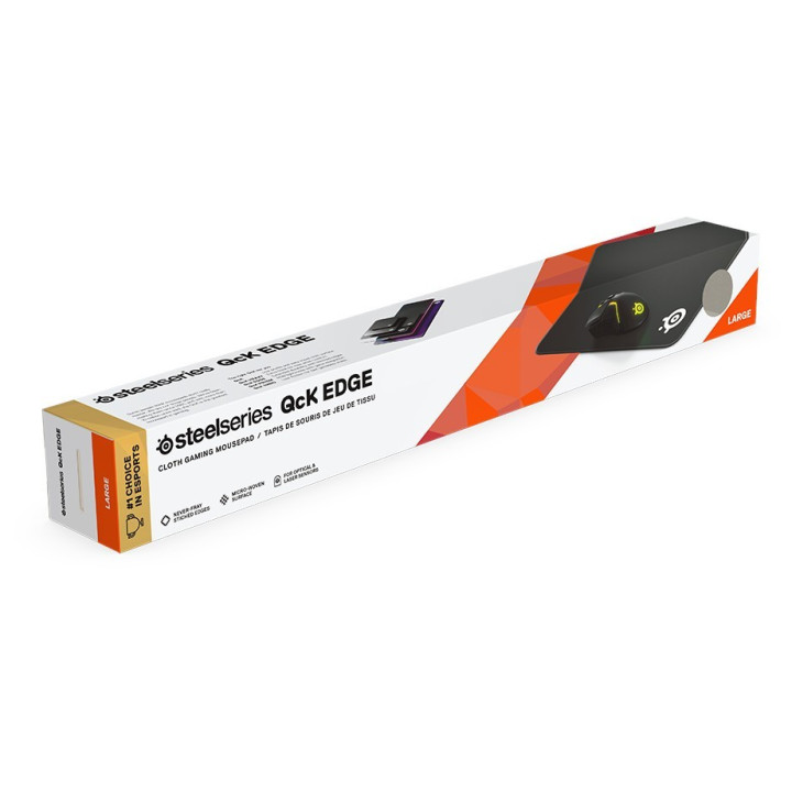 SteelSeries QCK EDGE Tamanho L, Preto 