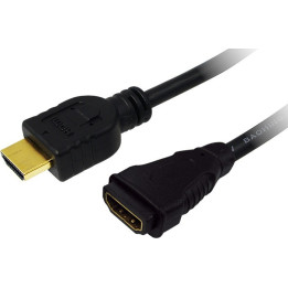 LogiLink® Extension Cable HDMI High Speed with Ethernet, 5.00 Metros 