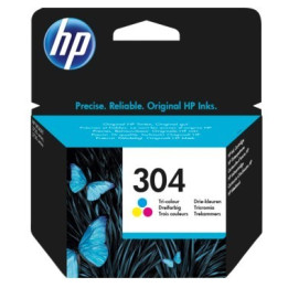 HP Tinteiro original 304 Tricolor 