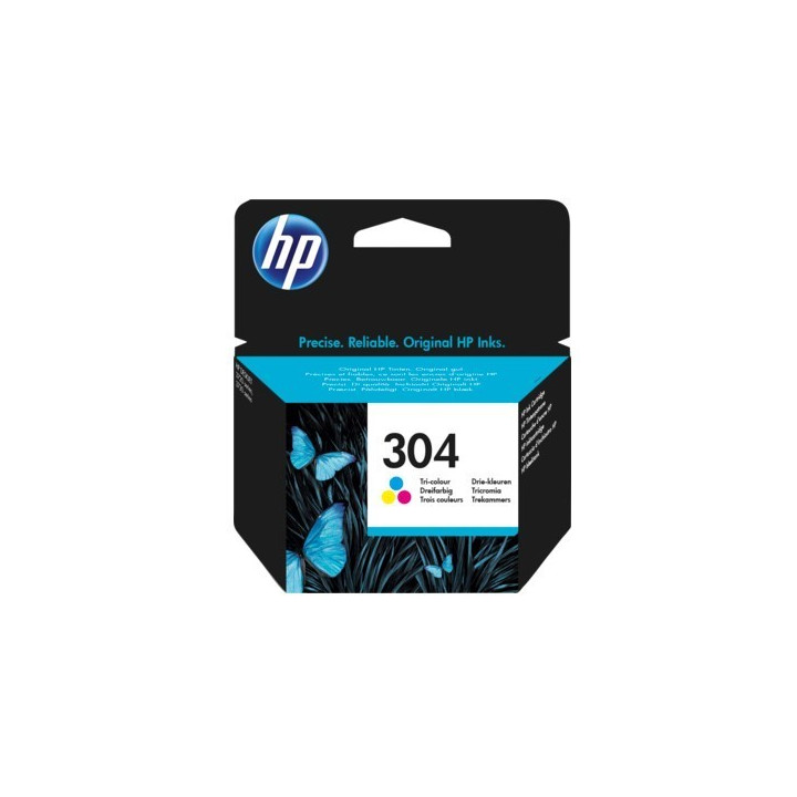 HP Tinteiro original 304 Tricolor 