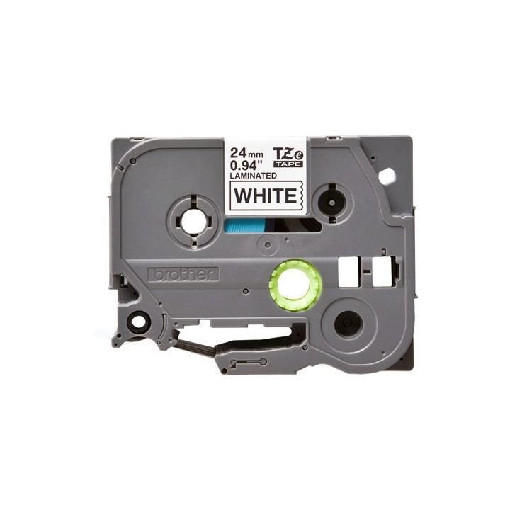 Brother Fita Laminada de 24 mm - Texto preto sobre fundo branco para P-Touch