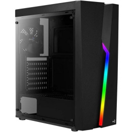 Aerocool Bolt, Caixa Midi Tower Preta 
