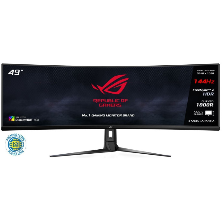 Asus Monitor 49" ROG STRIX XG49VQ Ultra-Wide 144hz HDR 4ms
