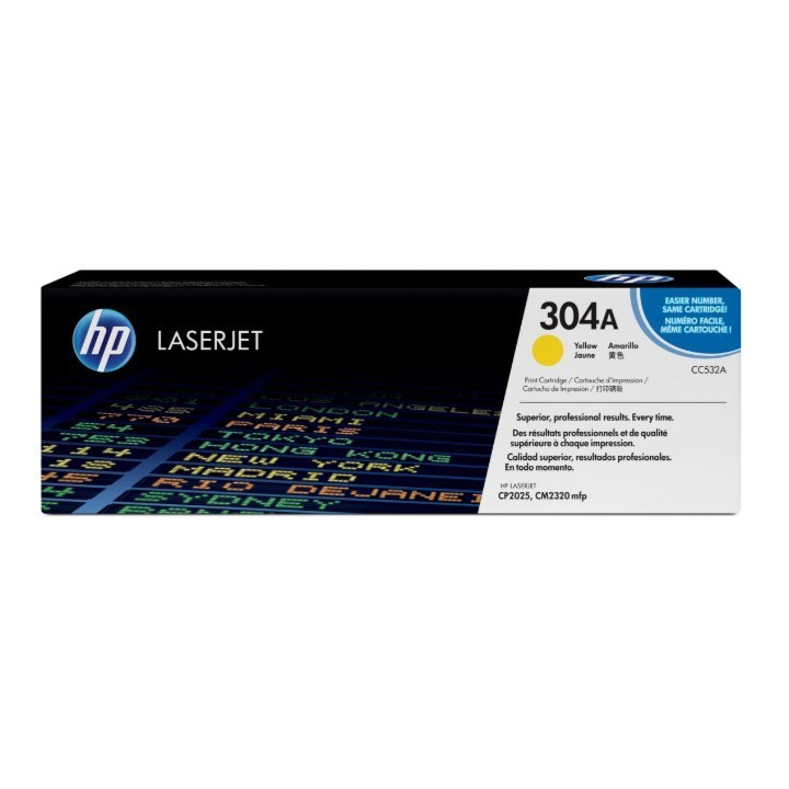 HP 304A Yellow Original LaserJet Toner Cartridge