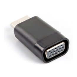 Lanberg Adaptador HDMI-A(M) p/ VGA(F) Preto 
