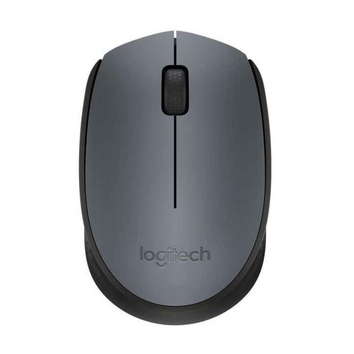 Logitech M170 Rato Óptico Wireless 1000DPI Cinza/Preto 