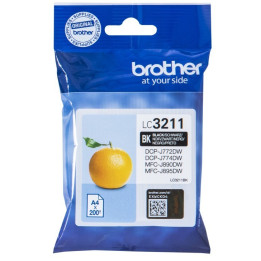 Tinteiro Original Brother Preto LC3211BK