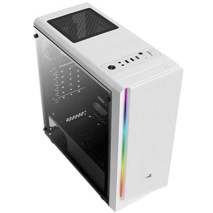 Aerocool Caixa ATX RIFT Branca - RGB 