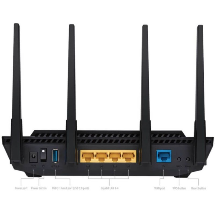 ASUS RT-AX58U - Router AiMesh AX3000 Dual Band WiFi 6 (802.11ax) 