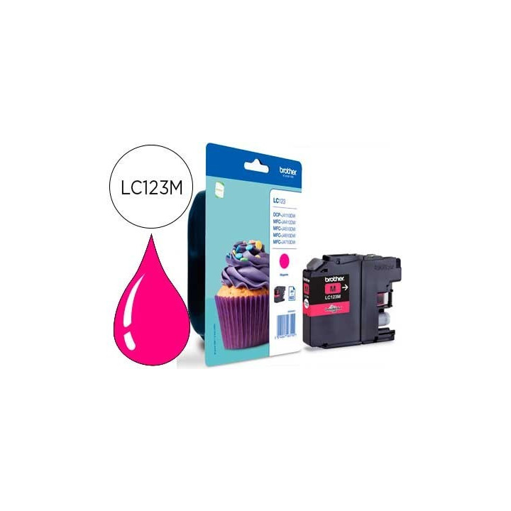 Brother Tinteiro Magenta LC123MBP