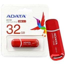 Adata Pendrive UV150 Red 32GB USB3.0 - AUV150-32G-RRD