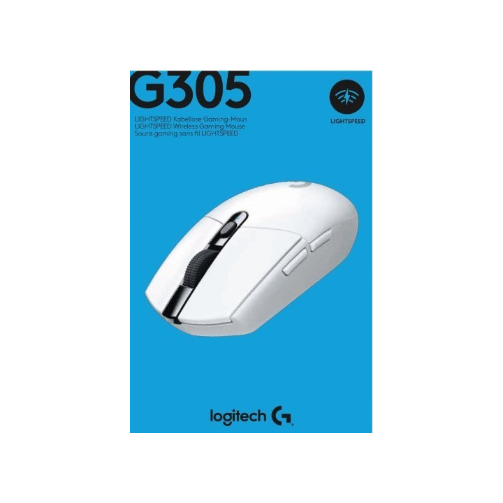 Logitech G305 LIGHTSPEED Gaming Branco 