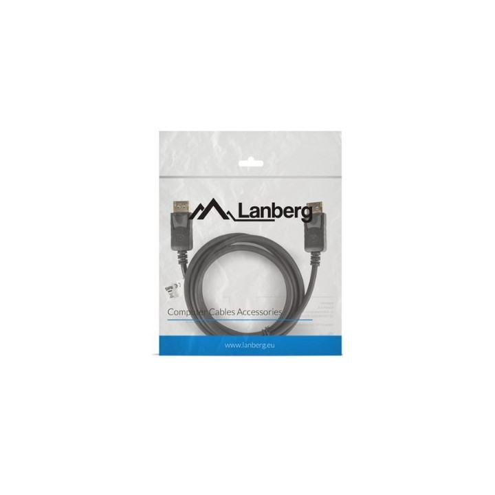 Lanberg Cabo DisplayPort, 4K, 3M, M/M 